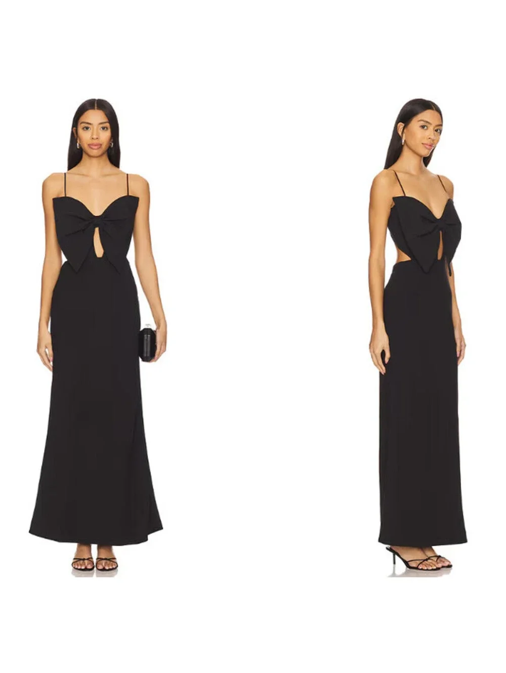 Free People Adored Maxi Dress Black Lace size M $198msrp NWT